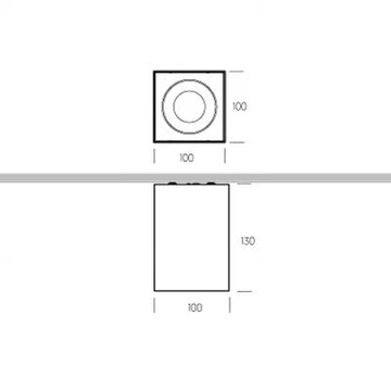 RINGO BOX SURFACE 1 - LED ceiling spotlight by ONOK Lighting - view 3